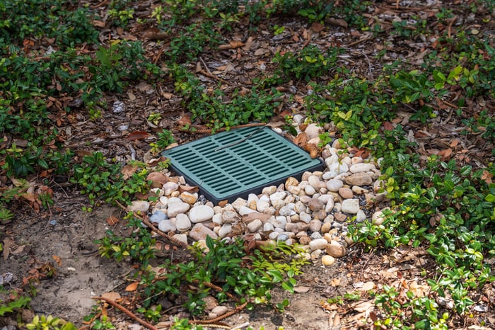 water run off drain