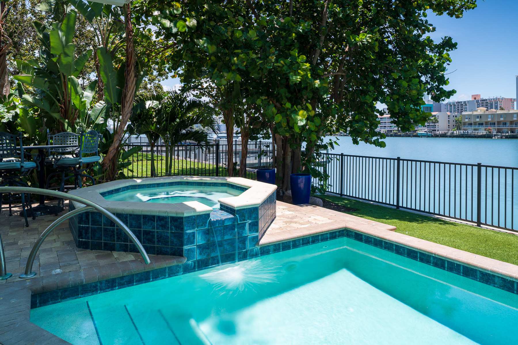 paver patio around pool water 3